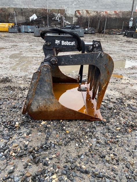 bobcat grapple bucket for sale